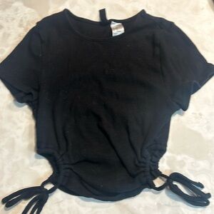 Worn once! DIVIDED by h&m XS black top